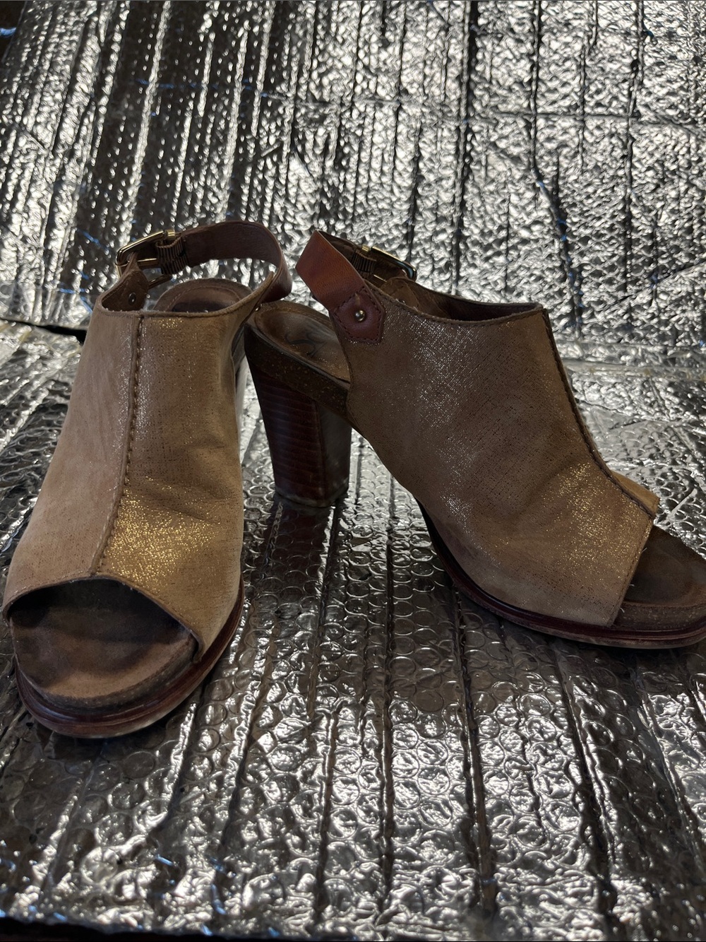Sofft Women's Open-Toe Slingback Wedge Sandals - Brown